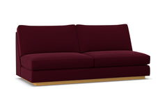 Harper Armless Sofa :: Leg Finish: Natural