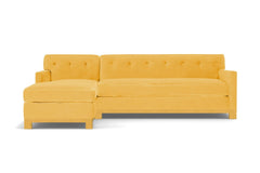 Harrison Ave 2pc Sleeper Sectional :: Leg Finish: Natural / Configuration: LAF - Chaise on the Left / Sleeper Option: Memory Foam Mattress