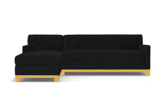 Harrison Ave 2pc Sectional Sofa :: Leg Finish: Natural / Configuration: LAF - Chaise on the Left