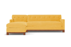 Harrison Ave 2pc Sectional Sofa :: Leg Finish: Pecan / Configuration: LAF - Chaise on the Left