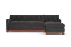 Harrison Ave 2pc Sectional Sofa :: Leg Finish: Pecan / Configuration: RAF - Chaise on the Right