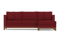 La Brea 2pc Sectional Sofa :: Leg Finish: Pecan / Configuration: RAF - Chaise on the Right