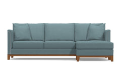 La Brea 2pc Sectional Sofa :: Leg Finish: Pecan / Configuration: RAF - Chaise on the Right