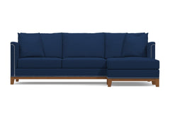 La Brea 2pc Sectional Sofa :: Leg Finish: Pecan / Configuration: RAF - Chaise on the Right