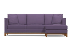 La Brea 2pc Sectional Sofa :: Leg Finish: Pecan / Configuration: RAF - Chaise on the Right