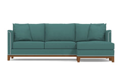 La Brea 2pc Sectional Sofa :: Leg Finish: Pecan / Configuration: RAF - Chaise on the Right