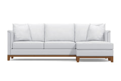 La Brea 2pc Sectional Sofa :: Leg Finish: Pecan / Configuration: RAF - Chaise on the Right