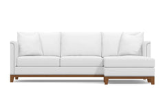 La Brea 2pc Sectional Sofa :: Leg Finish: Pecan / Configuration: RAF - Chaise on the Right