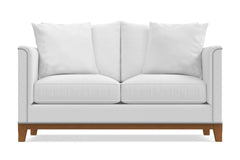 La Brea Twin Size Sleeper Sofa Bed :: Leg Finish: Pecan / Sleeper Option: Memory Foam Mattress
