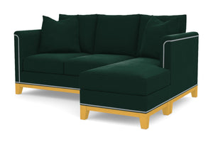 La Brea Reversible Chaise Sleeper Sofa Bed :: Leg Finish: Natural / Sleeper Option: Memory Foam Mattress