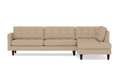 Lexington 2pc Sectional Sofa :: Leg Finish: Espresso / Configuration: RAF - Chaise on the Right