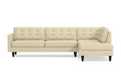 Lexington 2pc Sectional Sofa :: Leg Finish: Espresso / Configuration: RAF - Chaise on the Right