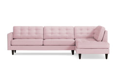 Lexington 2pc Sectional Sofa :: Leg Finish: Espresso / Configuration: RAF - Chaise on the Right