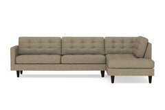 Lexington 2pc Sectional Sofa :: Leg Finish: Espresso / Configuration: RAF - Chaise on the Right