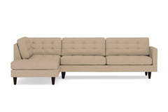 Lexington 2pc Sectional Sofa :: Leg Finish: Espresso / Configuration: LAF - Chaise on the Left