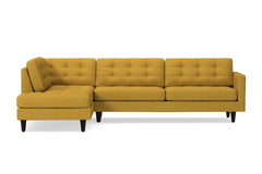 Lexington 2pc Sectional Sofa :: Leg Finish: Espresso / Configuration: LAF - Chaise on the Left