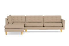 Lexington 2pc Sectional Sofa :: Leg Finish: Natural / Configuration: LAF - Chaise on the Left