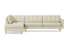 Lexington 2pc Sectional Sofa :: Leg Finish: Natural / Configuration: LAF - Chaise on the Left