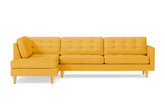 Lexington 2pc Sectional Sofa :: Leg Finish: Natural / Configuration: LAF - Chaise on the Left