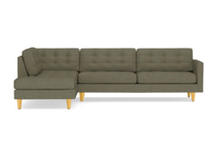 Lexington 2pc Sectional Sofa :: Leg Finish: Natural / Configuration: LAF - Chaise on the Left