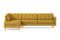Lexington 2pc Sectional Sofa :: Leg Finish: Natural / Configuration: LAF - Chaise on the Left