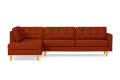 Lexington 2pc Sectional Sofa :: Leg Finish: Natural / Configuration: LAF - Chaise on the Left