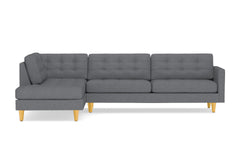 Lexington 2pc Sectional Sofa :: Leg Finish: Natural / Configuration: LAF - Chaise on the Left