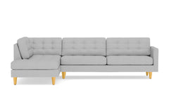 Lexington 2pc Sectional Sofa :: Leg Finish: Natural / Configuration: LAF - Chaise on the Left