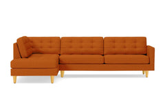 Lexington 2pc Sectional Sofa :: Leg Finish: Natural / Configuration: LAF - Chaise on the Left