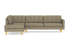 Lexington 2pc Sectional Sofa :: Leg Finish: Natural / Configuration: LAF - Chaise on the Left