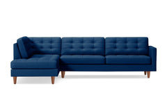 Lexington 2pc Sectional Sofa :: Leg Finish: Pecan / Configuration: LAF - Chaise on the Left