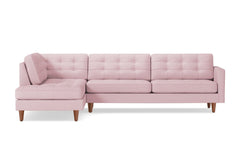 Lexington 2pc Sectional Sofa :: Leg Finish: Pecan / Configuration: LAF - Chaise on the Left
