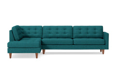 Lexington 2pc Sectional Sofa :: Leg Finish: Pecan / Configuration: LAF - Chaise on the Left