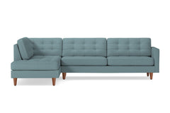 Lexington 2pc Sectional Sofa :: Leg Finish: Pecan / Configuration: LAF - Chaise on the Left