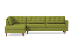 Lexington 2pc Sectional Sofa :: Leg Finish: Pecan / Configuration: LAF - Chaise on the Left