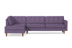 Lexington 2pc Sectional Sofa :: Leg Finish: Pecan / Configuration: LAF - Chaise on the Left
