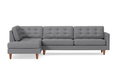 Lexington 2pc Sectional Sofa :: Leg Finish: Pecan / Configuration: LAF - Chaise on the Left