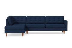 Lexington 2pc Sectional Sofa :: Leg Finish: Pecan / Configuration: LAF - Chaise on the Left