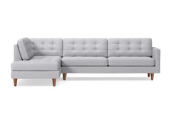 Lexington 2pc Sectional Sofa :: Leg Finish: Pecan / Configuration: LAF - Chaise on the Left