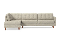 Lexington 2pc Sectional Sofa :: Leg Finish: Pecan / Configuration: LAF - Chaise on the Left