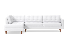 Lexington 2pc Sectional Sofa :: Leg Finish: Pecan / Configuration: LAF - Chaise on the Left