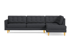 Lexington 2pc Sectional Sofa :: Leg Finish: Natural / Configuration: RAF - Chaise on the Right