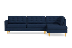 Lexington 2pc Sectional Sofa :: Leg Finish: Natural / Configuration: RAF - Chaise on the Right