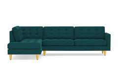 Lexington 2pc Sectional Sofa :: Leg Finish: Pecan / Configuration: LAF - Chaise on the Left