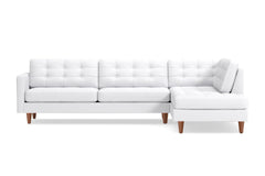 Lexington 2pc Sectional Sofa :: Leg Finish: Pecan / Configuration: RAF - Chaise on the Right