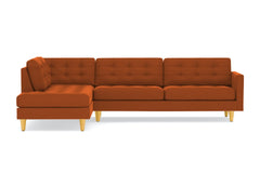 Lexington 2pc Sectional Sofa :: Leg Finish: Natural / Configuration: LAF - Chaise on the Left