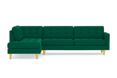Lexington 2pc Sectional Sofa :: Leg Finish: Natural / Configuration: LAF - Chaise on the Left