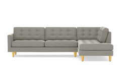 Lexington 2pc Sectional Sofa :: Leg Finish: Natural / Configuration: RAF - Chaise on the Right