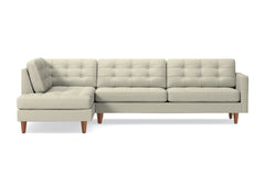 Lexington 2pc Sectional Sofa :: Leg Finish: Pecan / Configuration: LAF - Chaise on the Left