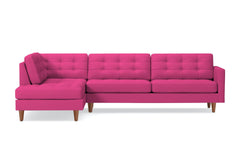 Lexington 2pc Sectional Sofa :: Leg Finish: Pecan / Configuration: LAF - Chaise on the Left
